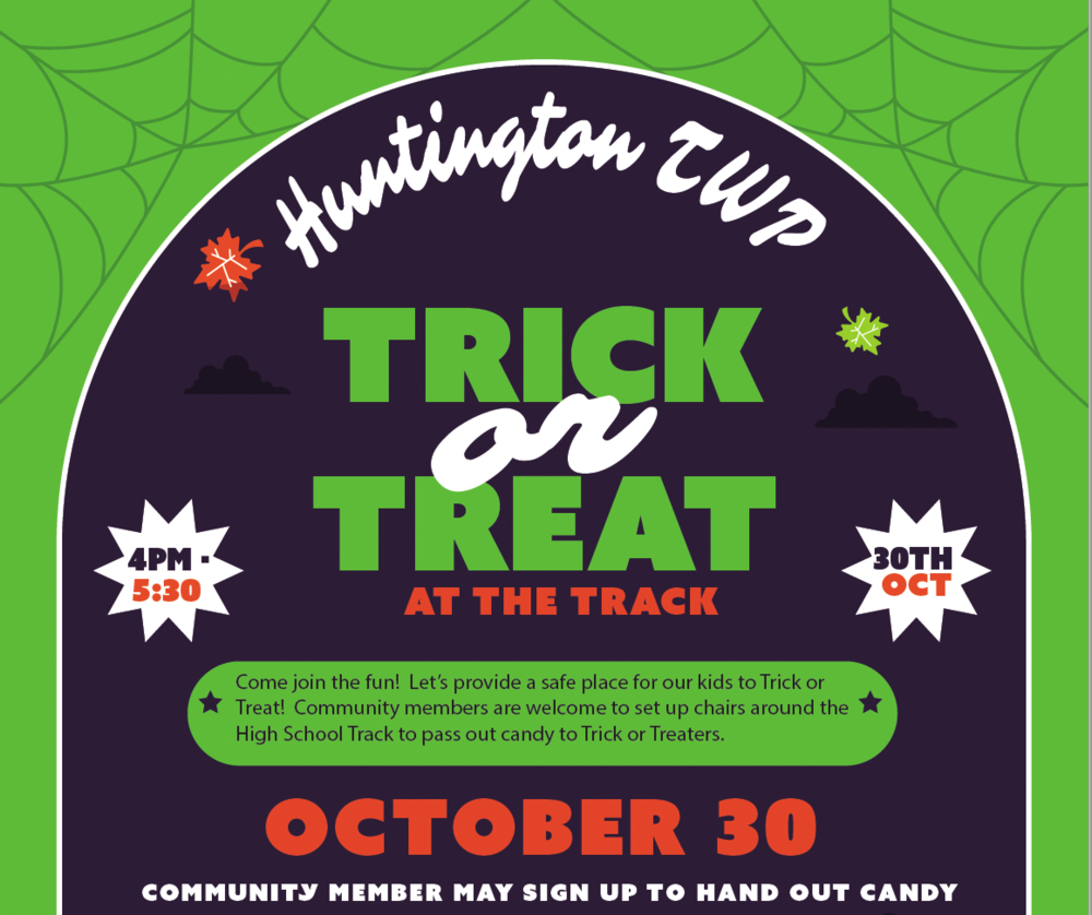 Trick or Treat at the Track! Huntington Local High School