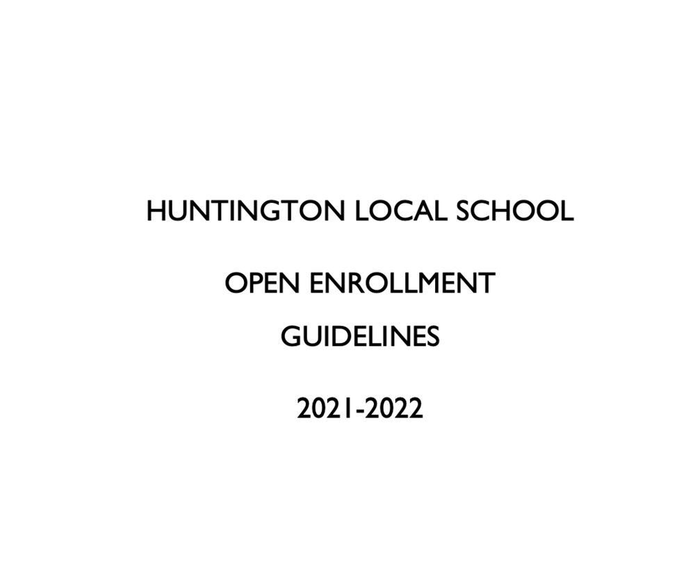 Open Enrollment Guidelines