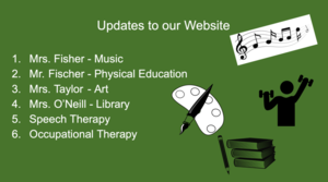 Art, PE, Music and Library Activities Now Available