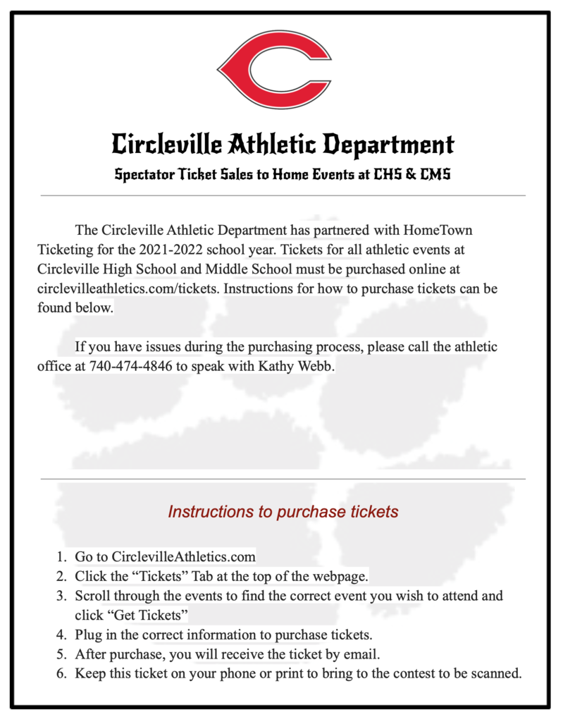 Ticket information